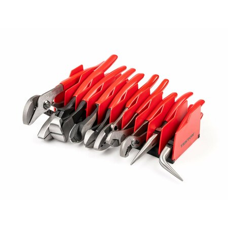 Tekton Gripping and Cutting Pliers Set with Rack (10-Piece) PLR99201